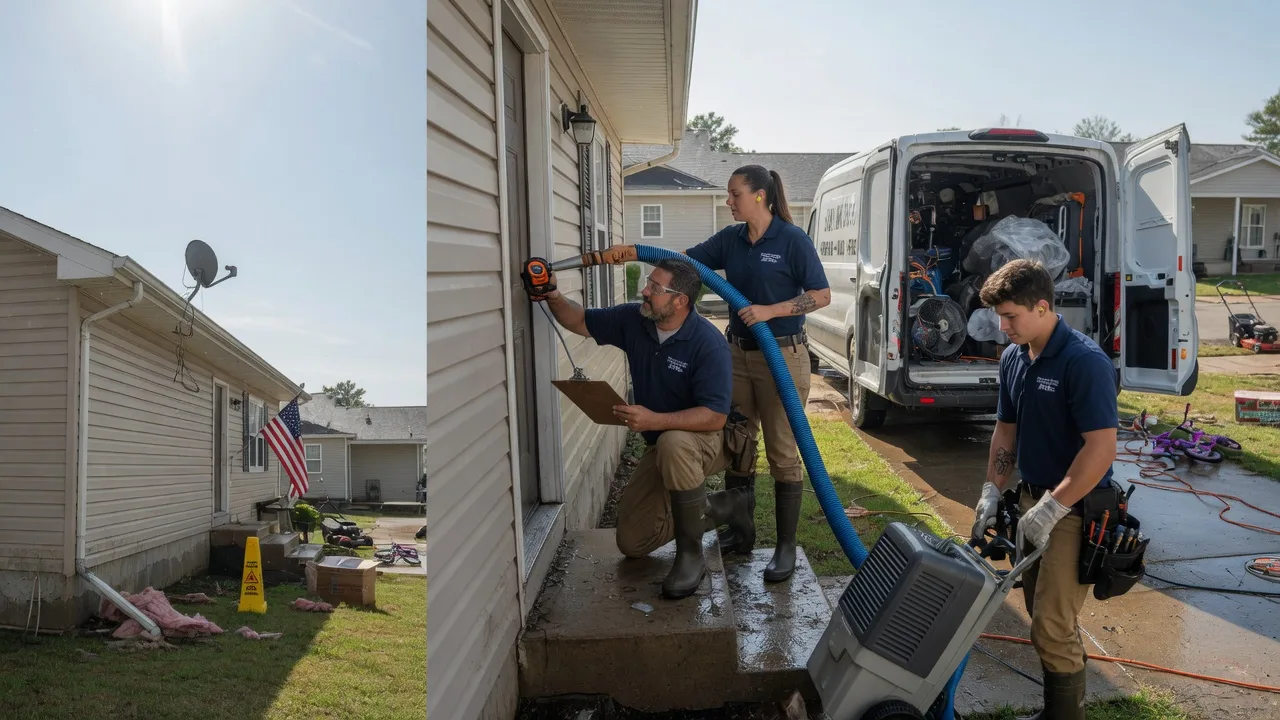 Ceiling Water Damage Restoration in Dale, IN near me